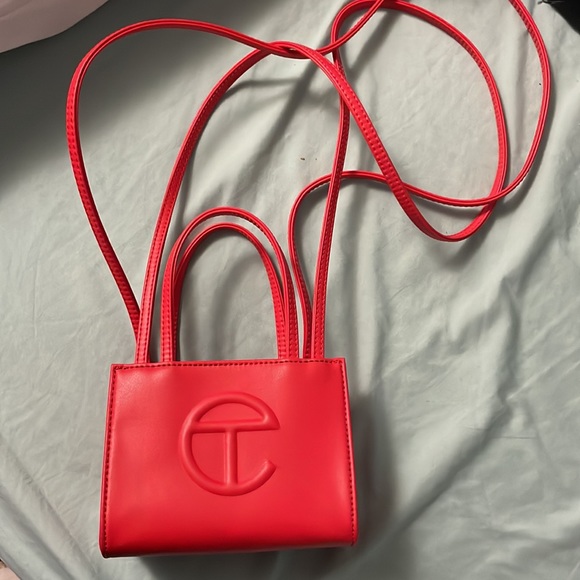 Telfar Handbags - Telfar Small Red Shopping Bag